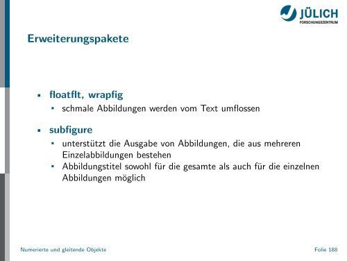 Latex - Presentation - STRV Erdwissenschaften