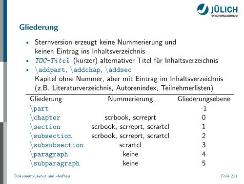 Latex - Presentation - STRV Erdwissenschaften