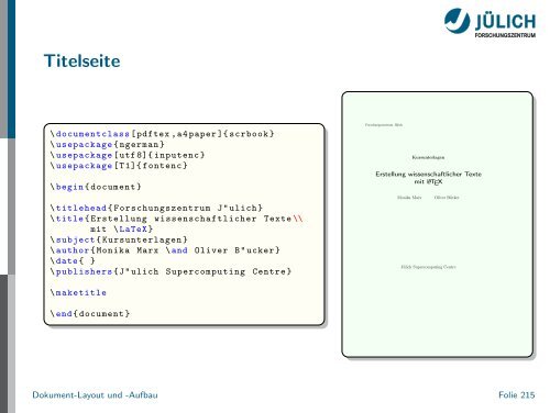 Latex - Presentation - STRV Erdwissenschaften