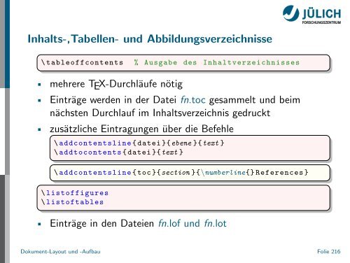 Latex - Presentation - STRV Erdwissenschaften