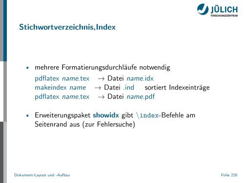 Latex - Presentation - STRV Erdwissenschaften