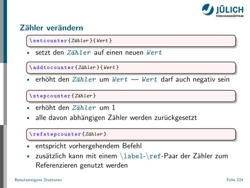 Latex - Presentation - STRV Erdwissenschaften