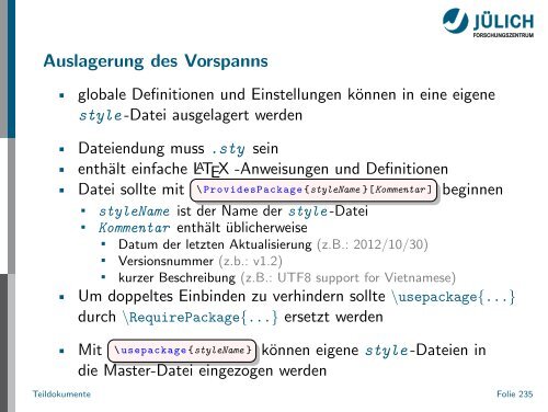 Latex - Presentation - STRV Erdwissenschaften