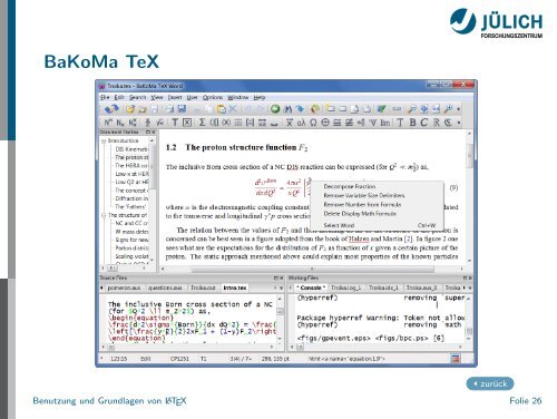 Latex - Presentation - STRV Erdwissenschaften