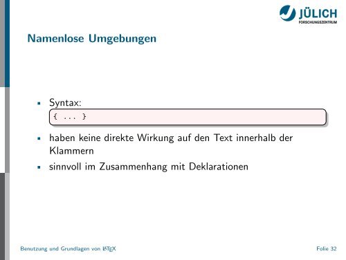 Latex - Presentation - STRV Erdwissenschaften