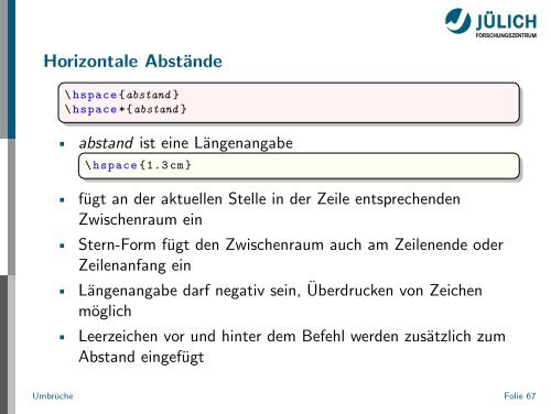 Latex - Presentation - STRV Erdwissenschaften