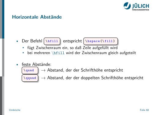 Latex - Presentation - STRV Erdwissenschaften