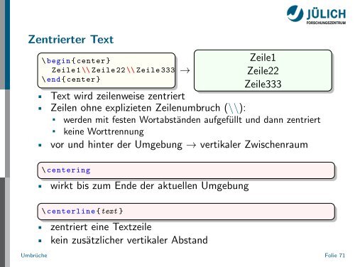 Latex - Presentation - STRV Erdwissenschaften