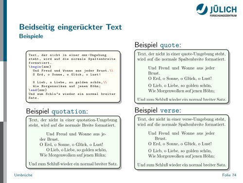 Latex - Presentation - STRV Erdwissenschaften