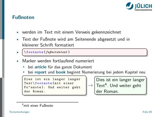 Latex - Presentation - STRV Erdwissenschaften