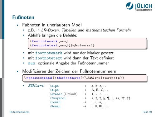 Latex - Presentation - STRV Erdwissenschaften