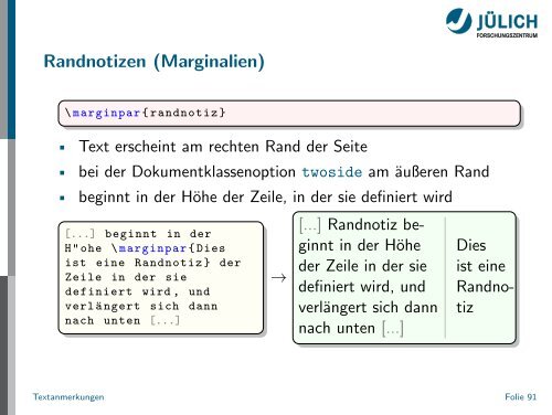 Latex - Presentation - STRV Erdwissenschaften