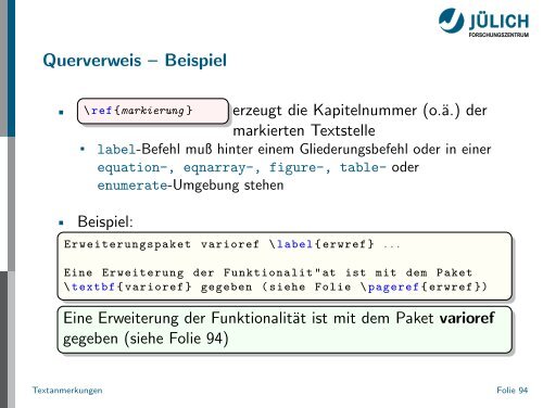 Latex - Presentation - STRV Erdwissenschaften