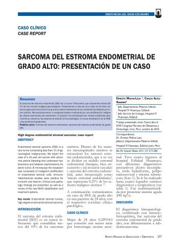 Revista Peruana de Ginecologia y Obstetricia - SciELO