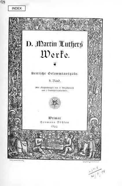Werke : Kritische Gesamtausgabe - Maarten Luther