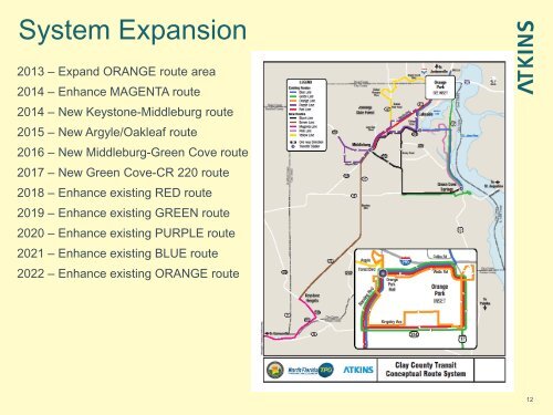 Clay County Transit Vision Presentation - North Florida TPO