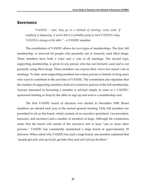 VANDU - Genesis, Evolun, Org Struct, Activities - 2001.pdf