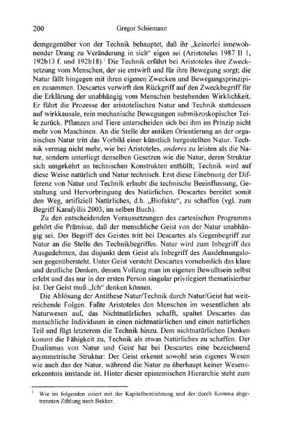 Naturen im Kopf. Aristoteles' Seelenlehre als ... - Philosophie