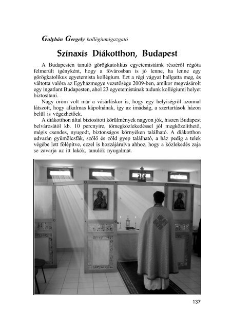 KalendÃ¡rium 2011 - Magyar GÃ¶rÃ¶gkatolikus EgyhÃ¡z