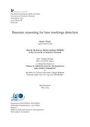 Bayesian reasoning for lane markings detection - CoViL