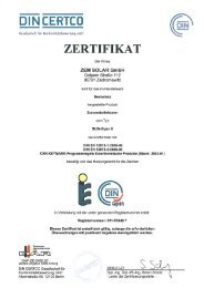 DIN Certco Zertifizierung SUN-Spar II - Zem-solar.de