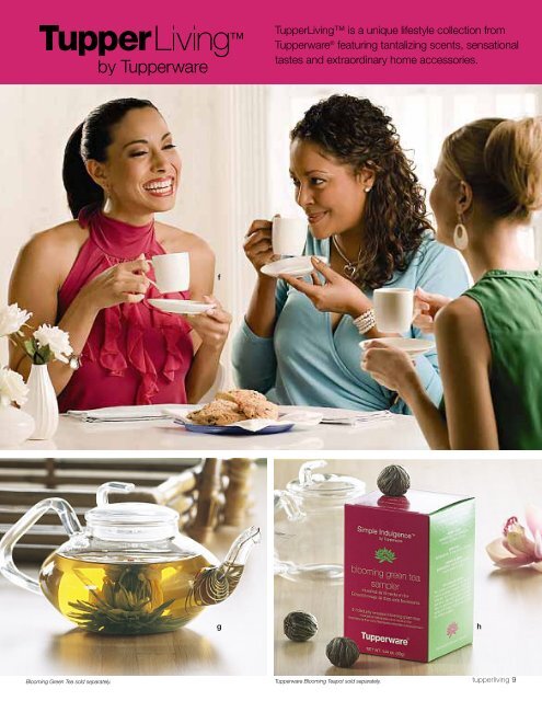 TupperLiving™ is a unique lifestyle collection from Tupperware ...