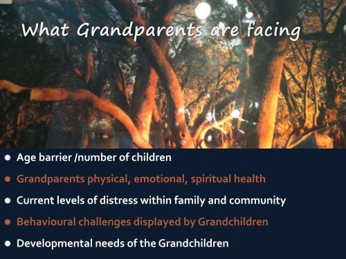 Recognition for Grandparents raising their Grandchildren - Qld ...