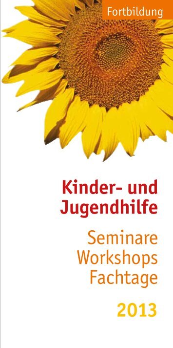 Fortbildungsflyer 2013 - St. Petri Kinder und Jugendhilfe