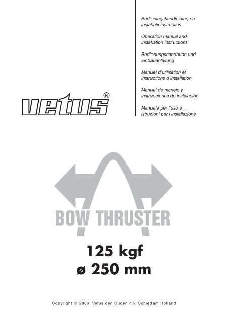 Vetus Bow Prop BOW125 User Manual.pdf - Dolcetto