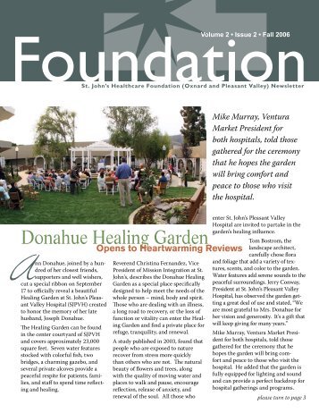 Donahue Healing Garden - St. John's Hospitals