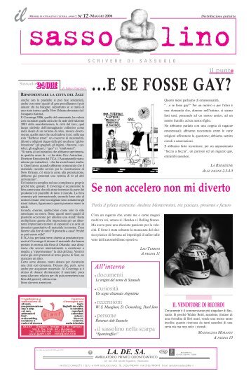 ...E SE FOSSE GAY? - La Comune Del Parco Di Braida