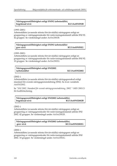 SAMU - Statistiska centralbyrÃ¥n