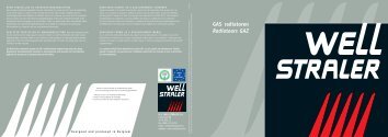 GAS radiatoren Radiateurs GAZ - Well Straler