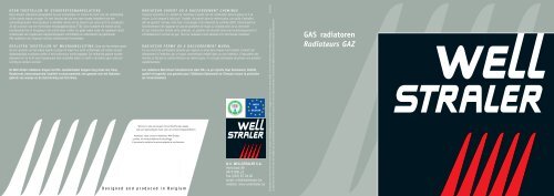 GAS radiatoren Radiateurs GAZ - Well Straler