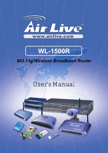 AirLive WL-1500R User's Manual