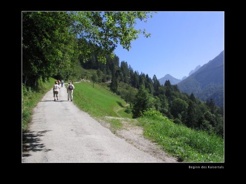 Wanderung ins Kaisertal - Mike Buckenauer