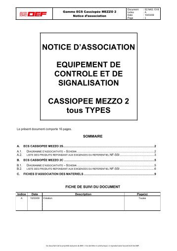 Notice d'association - DEF