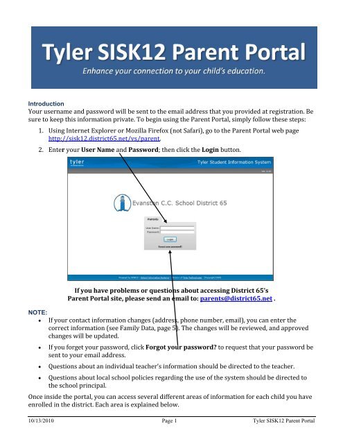 SISK12 Parent Portal Navigation for Parents FINAL 3.pdf - District 65