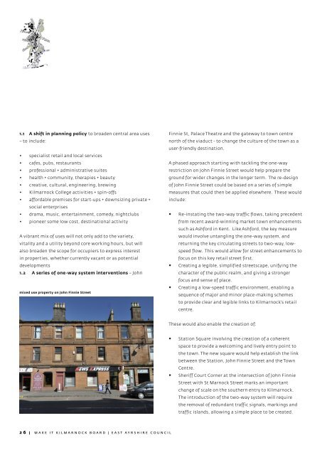 Integrated Urban Development Plan (pdf) - Make It Kilmarnock