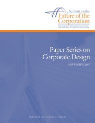 paper series on corporate redesign - The Jus Semper Global Alliance