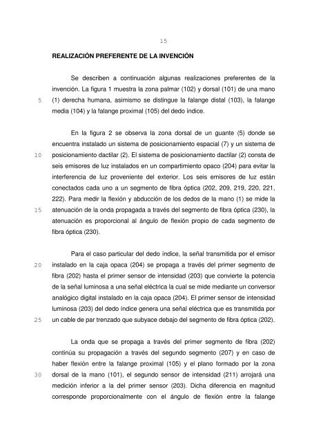 Justificante de presentación electrónica de solicitud de patente