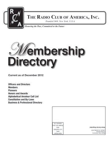 Membership Directory - Pmsa.us.com