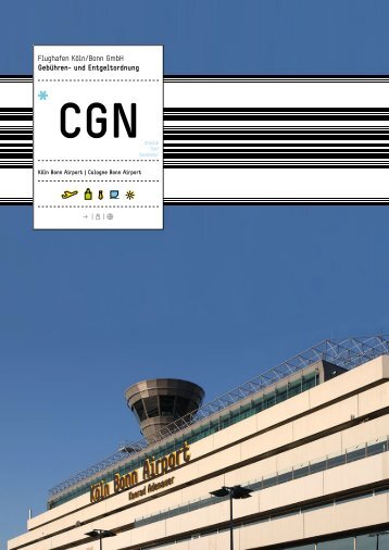 Flughafen Köln/Bonn Gmbh Gebühren- und Entgeltordnung