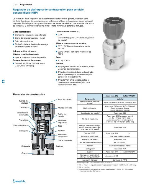 Reguladores de PresiÃ³n (MS-02-230;rev_5;es-ES) - Swagelok