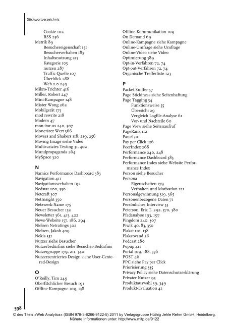 Stichwortverzeichnis - Mitp