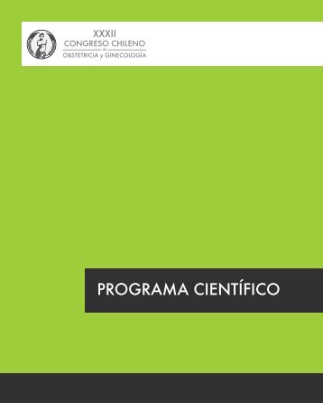 programa cientÃ­fico - Sociedad Chilena de Obstetricia y GinecologÃ­a