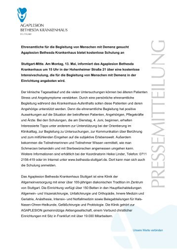 Download PDF - AGAPLESION BETHESDA KRANKENHAUS ...