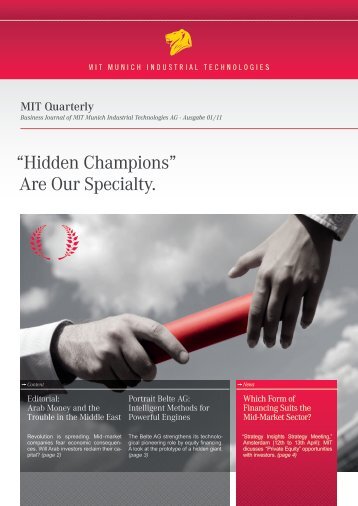 Are Our Specialty. - MIT Munich Industrial Technologies AG