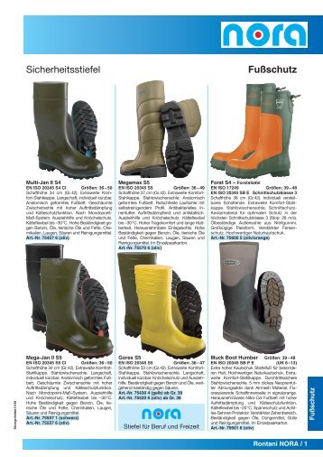 Sicherheitsstiefel Fußschutz - arbeitsschutz-online.de