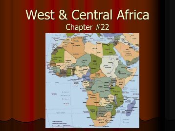 West & Central Africa Chapter #22